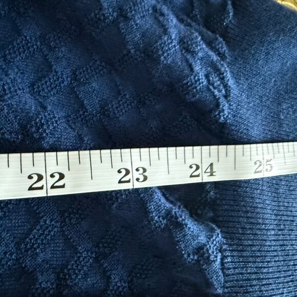 Zanone (Slowear) Men's Cotton Luxury Knit Polo, Navy Blue, Size 52 EU (RT $415) - Picture 9 of 10